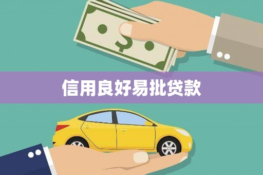 渝中信用良好易批贷款