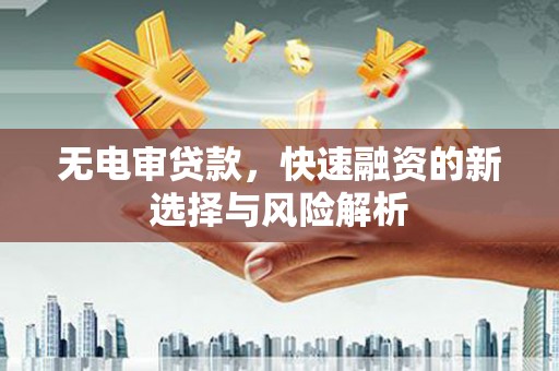 渝中无电审贷款，快速融资的新选择与风险解析