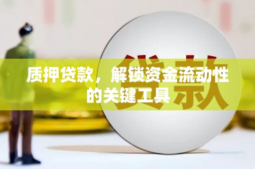 渝中质押贷款，解锁资金流动性的关键工具